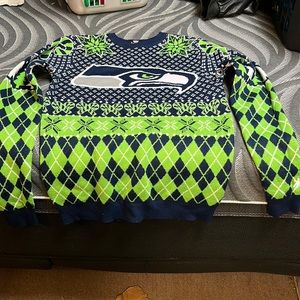 Adult Small Seattle Seahawks Christmas Sweater!!